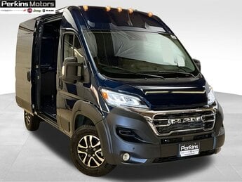 2025 Patriot Blue Pearlcoat Ram ProMaster 1500 SLT+ Van 3 Door FWD 3.6L V6 24V VVT Engine Automatic