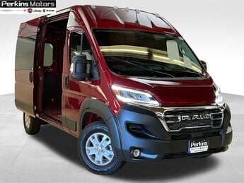 2025 Deep Cherry Red Crystal Pearlcoat Ram ProMaster 1500 SLT Automatic Van 3 Door