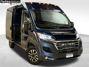 2025 Patriot Blue Pearlcoat Ram ProMaster 1500 SLT 3.6L V6 24V VVT Engine Automatic Van FWD 3 Door