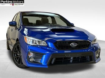 2018 WR Blue Pearl Subaru WRX Premium Manual 2.0L DOHC Intercooled Turbocharged Engine AWD 4 Door Car