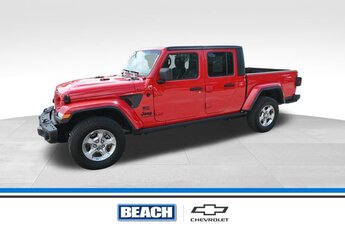 2021 Firecracker Red Clearcoat Jeep Gladiator Sport Truck Automatic 4X4 3.6L V6 24V VVT Engine