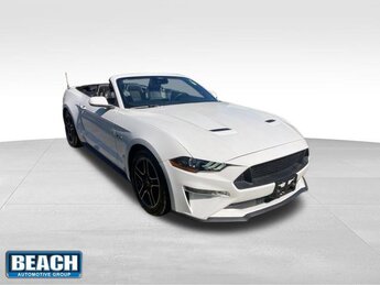 2022 Oxford White Ford Mustang GT Premium 2 Door Convertible Automatic RWD 5.0L V8 Ti-VCT Engine