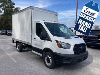 2024 Oxford White Ford Transit-350 Base Specialty Vehicle Cutaway 2 Door Automatic