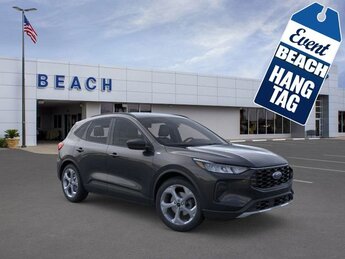 2025 Agate Black Metallic Ford Escape ST-Line Automatic FWD SUV 2.5L iVCT Atkinson Cycle I-4 Hybrid Engine