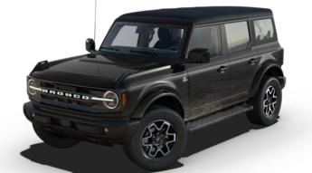 2025 Shadow Black Ford Bronco Outer Banks® SUV 2.3L EcoBoost® I-4 Engine Automatic