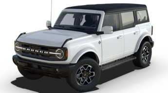 2025 Oxford White Ford Bronco Outer Banks® SUV 4X4 2.7L EcoBoost® V6 Engine