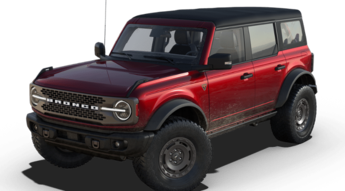 2025 Ruby Red Metallic Tinted Clearcoat Ford Bronco Badlands® 2.7L EcoBoost® V6 Engine Automatic SUV