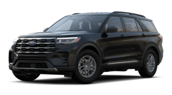 2025 Agate Black Metallic Ford Explorer Active SUV 2.3L EcoBoost® I-4 with Auto Start-Stop Technology Engine Automatic 4 Door