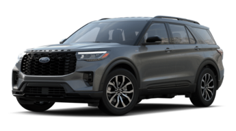 2025 Carbonized Gray Metallic Ford Explorer ST-Line 2.3L EcoBoost® I-4 with Auto Start-Stop Technology Engine 4 Door SUV