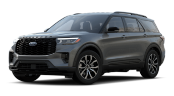 2025 Carbonized Gray Metallic Ford Explorer ST-Line 2.3L EcoBoost® I-4 with Auto Start-Stop Technology Engine 4 Door SUV