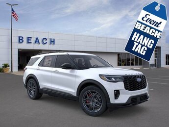 2025 Ford Explorer ST SUV 4X4 3.0L EcoBoost® V6 Engine with Auto Start-Stop Technology