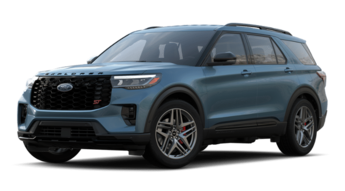 2025 Vapor Blue Metallic Ford Explorer ST 3.0L EcoBoost® V6 Engine with Auto Start-Stop Technology 4X4 SUV 4 Door Automatic