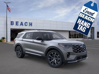 2025 Ford Explorer Platinum 6 Cyl - 3 L Engine Automatic 4 Door