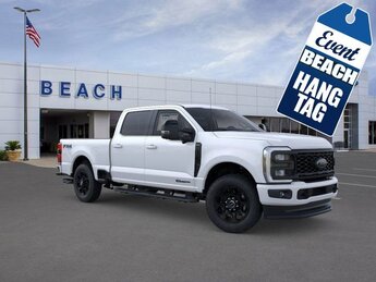 2025 Star White Metallic Tri-Coat Ford Super Duty F-350 SRW Lariat Truck Automatic 4X4 6.7L 4 Valve OHV Power Stroke® V8 Turbo Diesel B20 Engine 4 Door