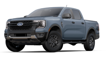 2025 Azure Gray Metallic Tri-Coat Ford Ranger XLT 4X4 Truck Automatic 4 Door 2.3L EcoBoost® Engine with Auto Start-Stop Technology