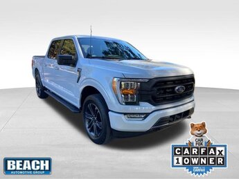 2022 Space White Metallic Ford F-150 XLT 4 Door 4X4 2.7L V6 EcoBoost Engine Truck Automatic