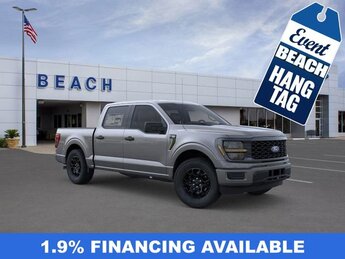 2025 Carbonized Gray Metallic Ford F-150 STX 4 Door RWD 2.7L V6 EcoBoost® Engine with Auto Start-Stop Technology Automatic