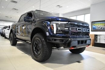2025 Antimatter Blue Metallic Ford F-150 Raptor R Raptor R 4X4 5.2L Supercharged V8 Engine Automatic Truck