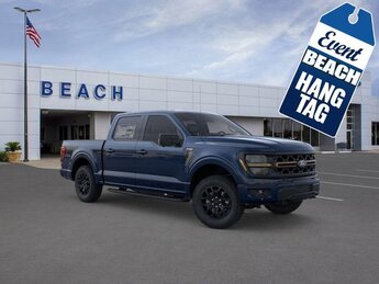 2025 Antimatter Blue Metallic Ford F-150 Tremor Truck 5.0L V8 with Auto Start-Stop Technology Engine 4 Door