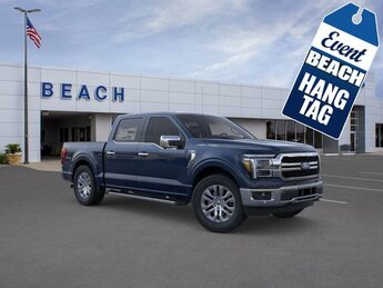 2025 Antimatter Blue Metallic Ford F-150 Lariat Truck 3.5L V6 EcoBoost® Engine with Auto Start-Stop Technology 4 Door