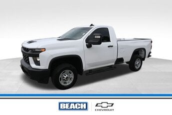2023 Summit White Chevrolet Silverado 2500HD Work Truck 4X4 Automatic 6.6L V8 Engine 2 Door
