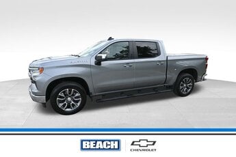 2024 Sterling Gray Metallic Chevrolet Silverado 1500 LT 4X4 Automatic 4 Door 2.7L I4 Turbocharged DOHC 16V LEV3-SULEV30 310hp Engine