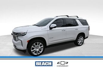 2021 Iridescent Pearl Tricoat Chevrolet Tahoe High Country Automatic EcoTec3 6.2L V8 Engine 4 Door 4X4