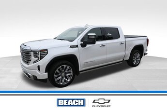 2024 White Frost Tricoat GMC Sierra 1500 Denali Truck 4 Door EcoTec3 5.3L V8 Engine Automatic