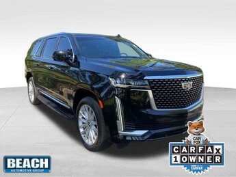 2022 Black Raven Cadillac Escalade ESV Luxury 4 Door SUV 6.2L V8 Engine Automatic
