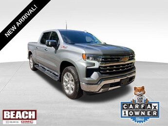 2024 Sterling Gray Metallic Chevrolet Silverado 1500 LTZ 4X4 Truck EcoTec3 5.3L V8 Engine Automatic 4 Door