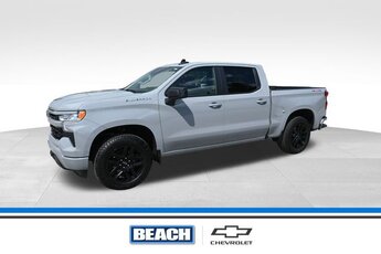 2025 Slate Gray Metallic Chevrolet Silverado 1500 RST Truck Automatic EcoTec3 5.3L V8 Engine 4X4 4 Door