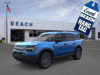 2025 Velocity Blue Metallic Ford Bronco Sport Big Bend SUV 1.5L EcoBoost® with Auto Start-Stop Technology Engine 4 Door