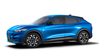 2025 Velocity Blue Metallic Ford Mustang Mach-E Select SUV RWD 4 Door Standard Range Battery (RWD) Engine Automatic