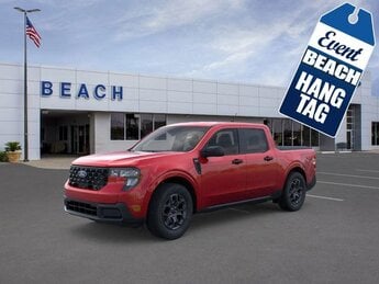 2025 Ruby Red Metallic Tinted Clearcoat Ford Maverick XLT 4 Door AWD Automatic (CVT) 2.0L EcoBoost® Engine