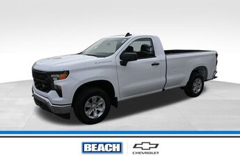 2024 Chevrolet Silverado 1500 WT RWD Truck EcoTec3 5.3L V8 Engine Automatic