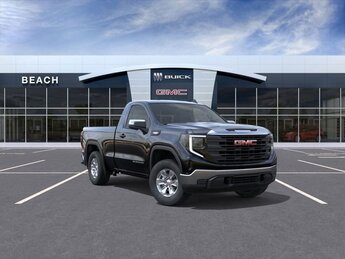 2025 Onyx Black GMC Sierra 1500 Pro Automatic 2 Door 4X4 TurboMax<sup>™</sup> engine Truck