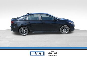 2022 Aurora Black Pearl Kia Forte GT-Line Automatic (CVT) 4 Door 2.0L 4-Cylinder MPI Engine Car FWD