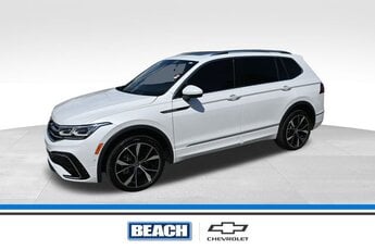 2024 Opal White Volkswagen Tiguan 2.0T SEL R-Line 4 Door 2.0L TSI DOHC Engine AWD Automatic