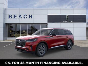 2025 Red Carpet Tinted Clearcoat Lincoln Aviator Premiere AWD Twin-Turbocharged 3.0L V6 Engine with Auto Start-Stop Technology Automatic 4 Door SUV