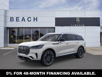 2025 Ceramic Pearl Metallic Tri-Coat Lincoln Aviator Reserve SUV 4 Door RWD Twin-Turbocharged 3.0L V6 Engine with Auto Start-Stop Technology
