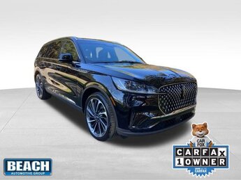 2025 Infinite Black Metallic Clearcoat Lincoln Aviator Reserve Automatic SUV 4 Door 3.0L V6 Engine RWD