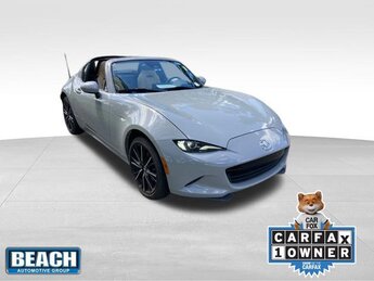2024 Aero Gray Mazda MX-5 Miata RF Grand Touring Manual 2.0L 4-Cylinder DOHC 16V Engine 2 Door Convertible