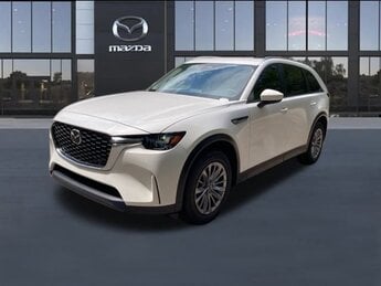 2025 Rhodium White Premium Mazda Mazda CX-90 3.3 Turbo Select 6 Cyl - 3.3 L Engine Automatic SUV