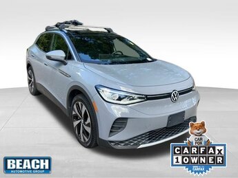 2021 Silver Volkswagen ID.4 Pro S SUV Electric Motor Engine Automatic RWD