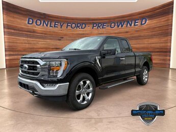 2021 Agate Black Metallic Ford F-150 XLT Truck 2.7L V6 EcoBoost Engine 4 Door