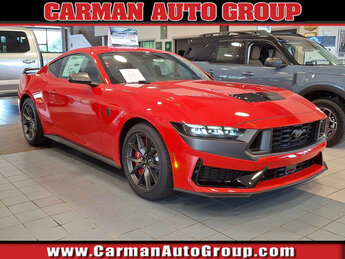 2025 Race Red Ford Mustang Dark Horse Car 5L V-8 port/direct injection, DOHC, Ti-VCT variable valve control, premium unleaded, engine with cylinder deactivation and 500HP RWD 2 Door Automatic