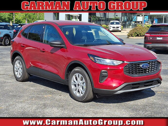 2025 Rapid Red Metallic Tinted Clearcoat Ford Escape Active Automatic EcoBoost 1.5L I-3 port/direct injection, DOHC, Ti-VCT variable valve control, intercooled turbo, premium unleaded, engine with 180HP FWD SUV