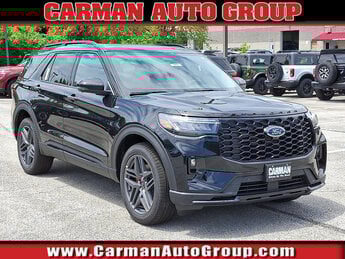 2025 Ford Explorer ST-Line Automatic 4X4 SUV EcoBoost 2.3L I-4 gasoline direct injection, DOHC, variable valve control, intercooled turbo, premium unleaded, engine with 300HP 4 Door