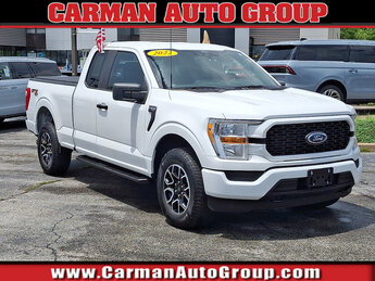 2022 Ford F-150 XL EcoBoost 2.7L V-6 port/direct injection, DOHC, Ti-VCT variable valve control, twin turbo, regular unleaded, engine with 325HP 4X4 4 Door Automatic Truck
