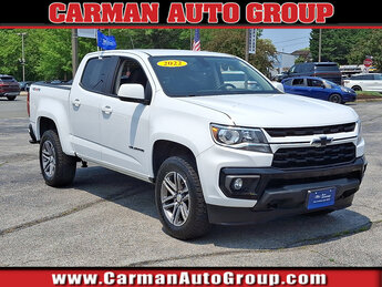 2022 Summit White Chevrolet Colorado 4WD LT 3.6L V-6 gasoline direct injection, DOHC, variable valve control, regular unleaded, engine with cylinder deactivation and 308HP Truck Automatic 4 Door 4X4